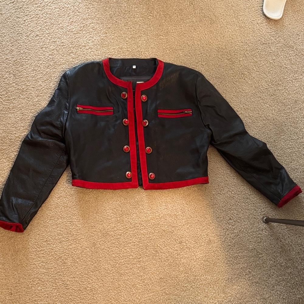 Oversized Vintage leather jacket